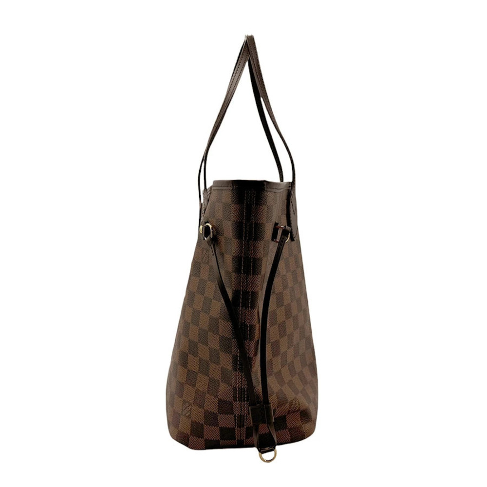 Louis Vuitton Tote Bag Damier Shoulder Brown Neverfull Canvas Brown